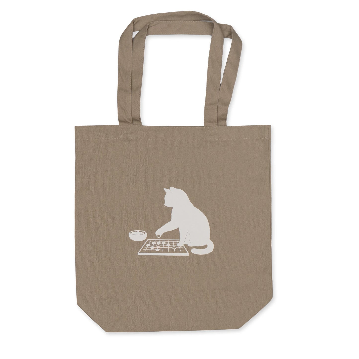 トートバッグ 碁を打つ猫（黒猫 / 白猫）レギュラーサイズ