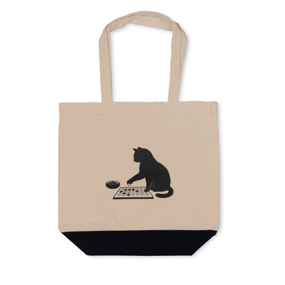 トートバッグ 碁を打つ猫（黒猫 / 白猫）レギュラーサイズ