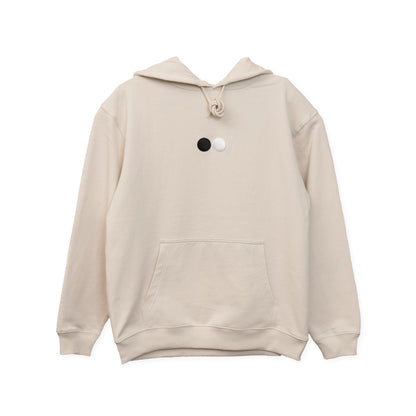 [Limited Model for March and April] 3D Go Stone Embroidered Hoodie - Tsuke [Made to Order]