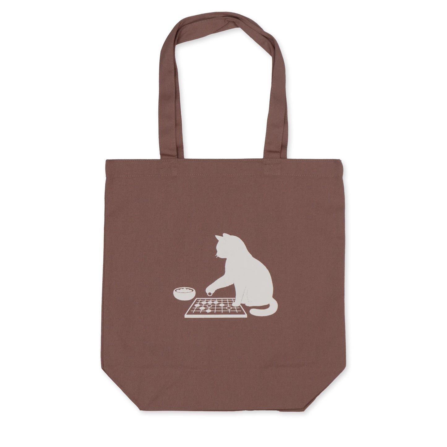 トートバッグ 碁を打つ猫（黒猫 / 白猫）レギュラーサイズ