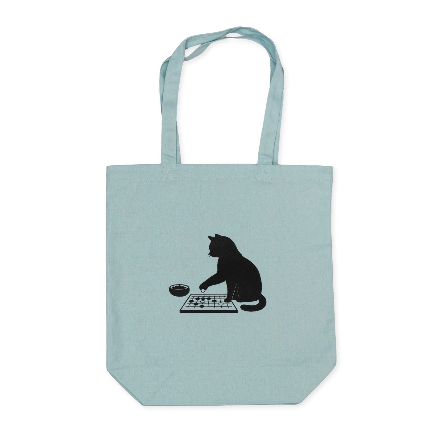 トートバッグ 碁を打つ猫（黒猫 / 白猫）レギュラーサイズ