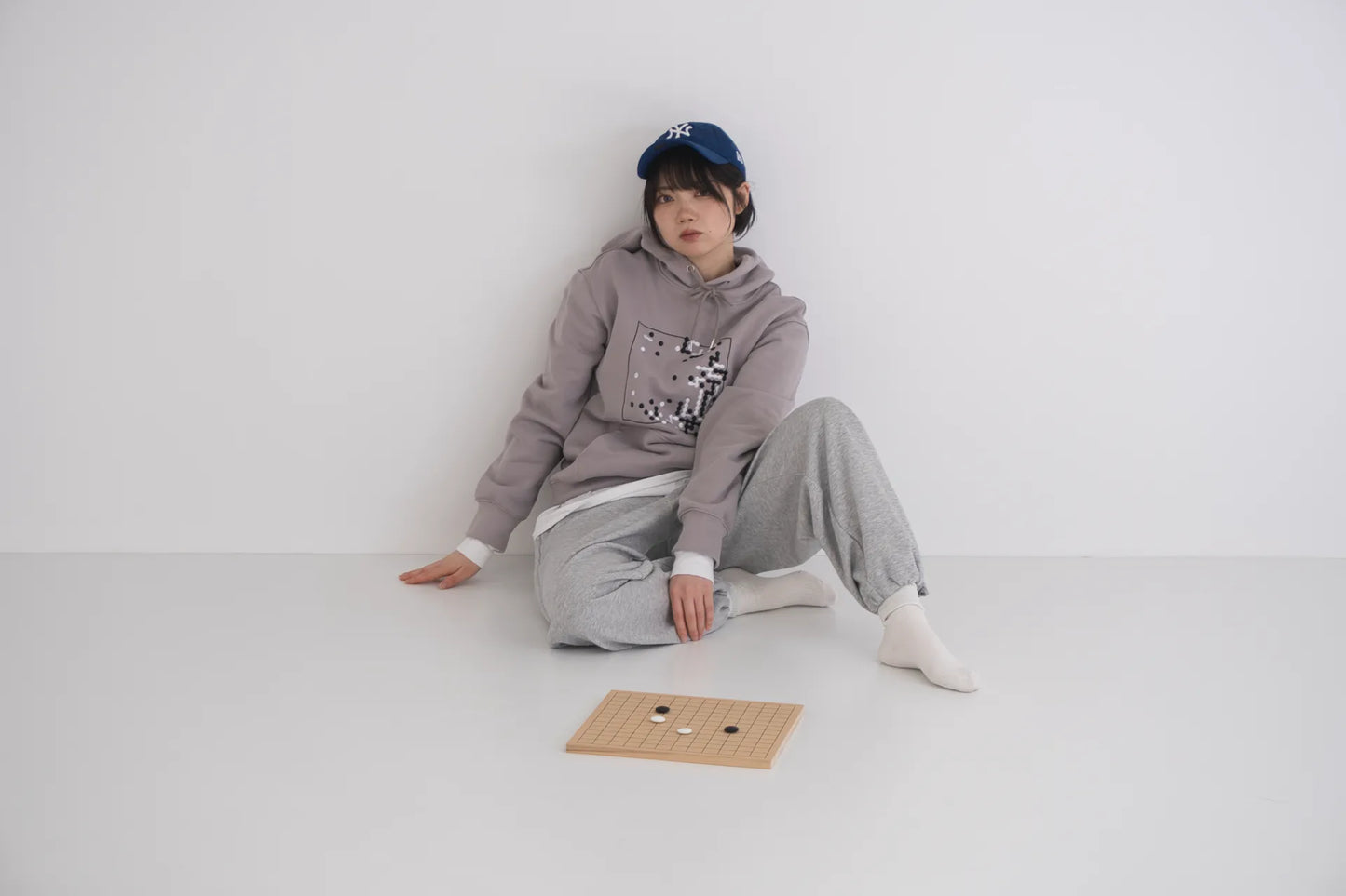 【数量限定】棋譜刺繍パーカー 『SHUSAKU MIMIAKA』