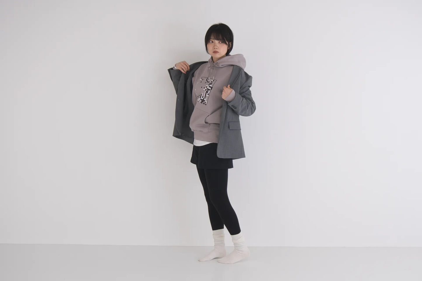 【数量限定】棋譜刺繍パーカー 『SHUSAKU MIMIAKA』