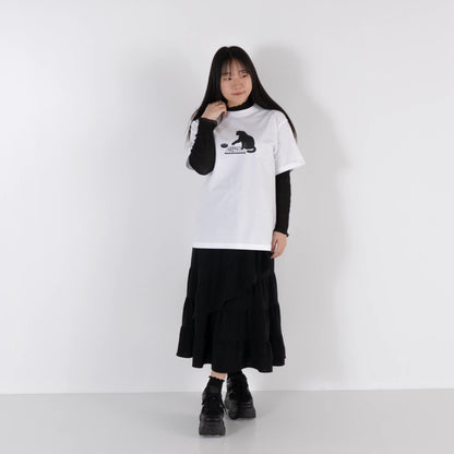 Cat Playing Go T-shirt