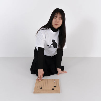 Cat Playing Go T-shirt