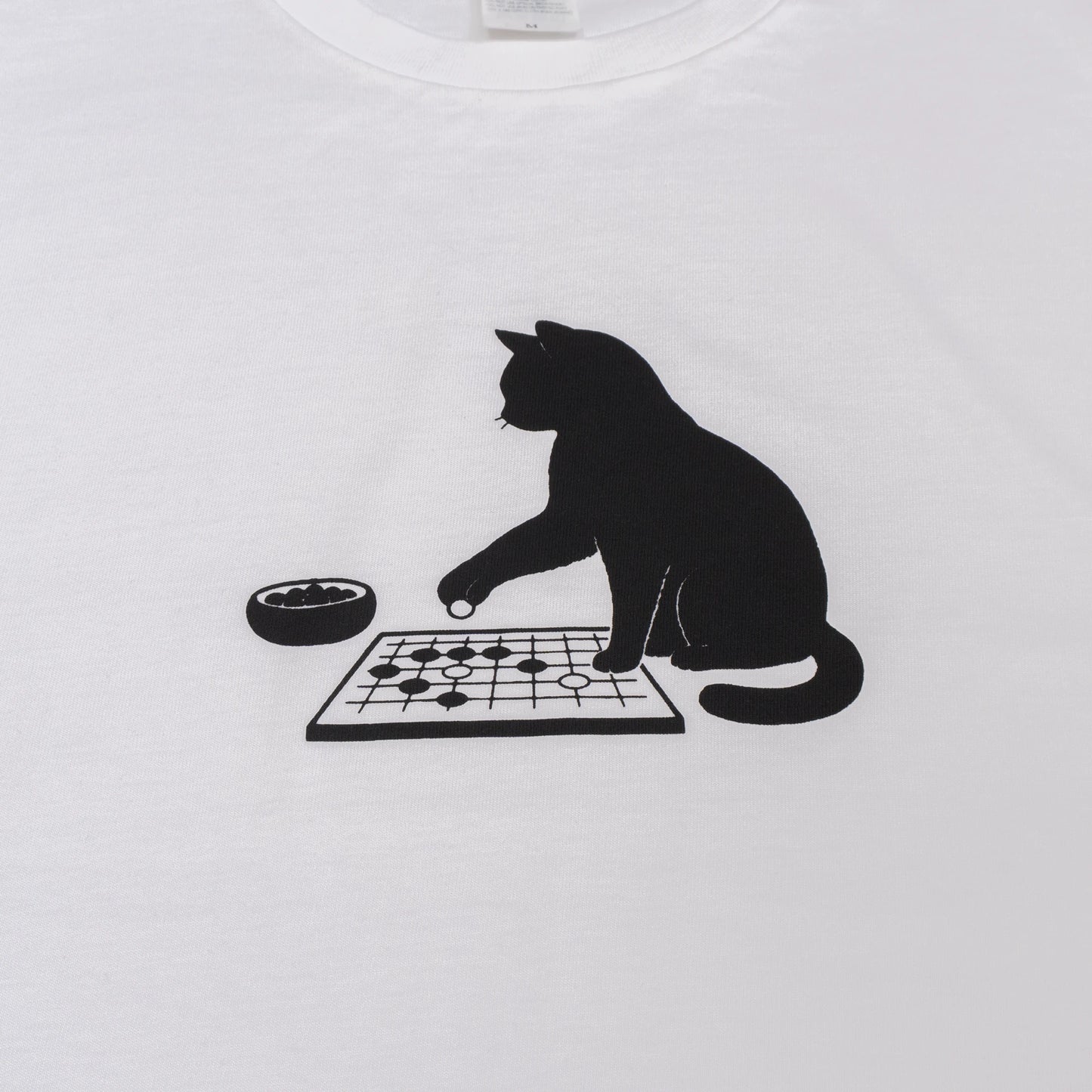 Cat Playing Go T-shirt