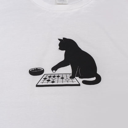 Cat Playing Go T-shirt