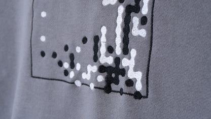 One-of-a-kind custom order Go game record embroidered hoodie [fully customizable made-to-order]