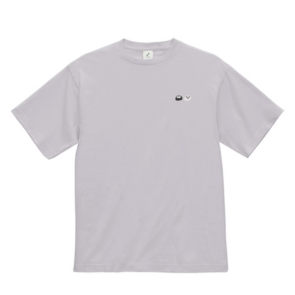 【受注生産】左胸ワンポイントもこもこ碁石Tシャツ（サークル/スクエア/フリーハンドキャラクター）