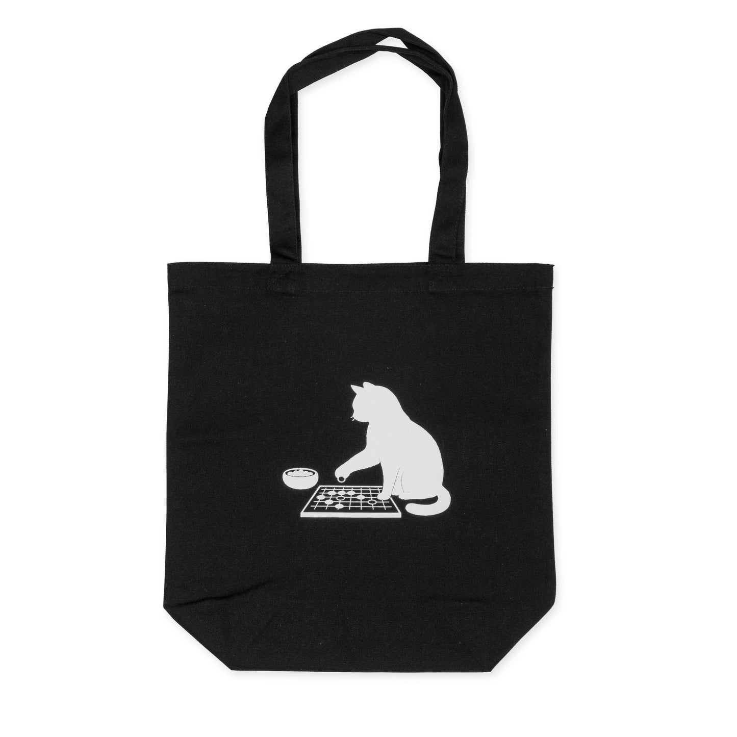 トートバッグ 碁を打つ猫（黒猫 / 白猫）レギュラーサイズ
